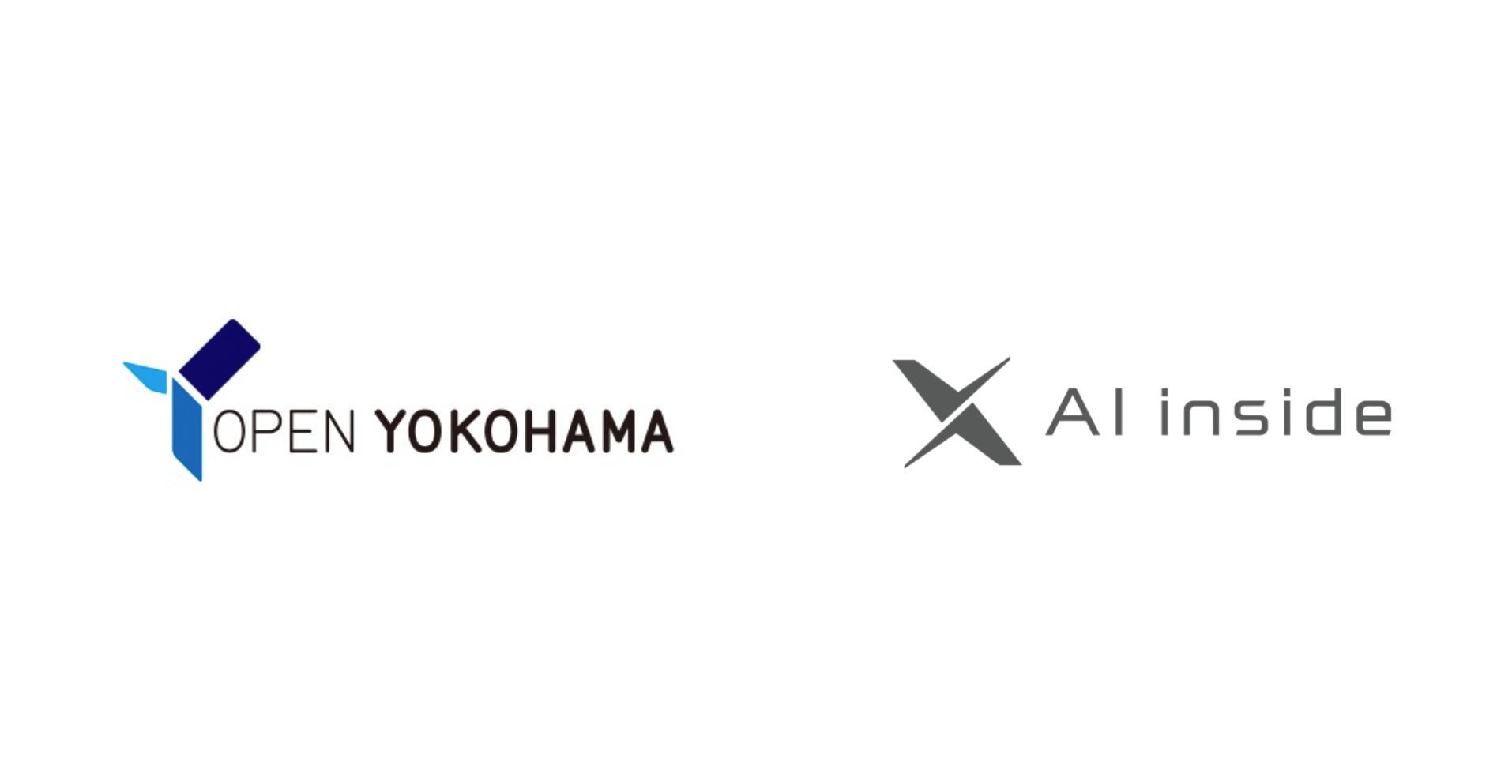 横浜市、AI insideロゴ
