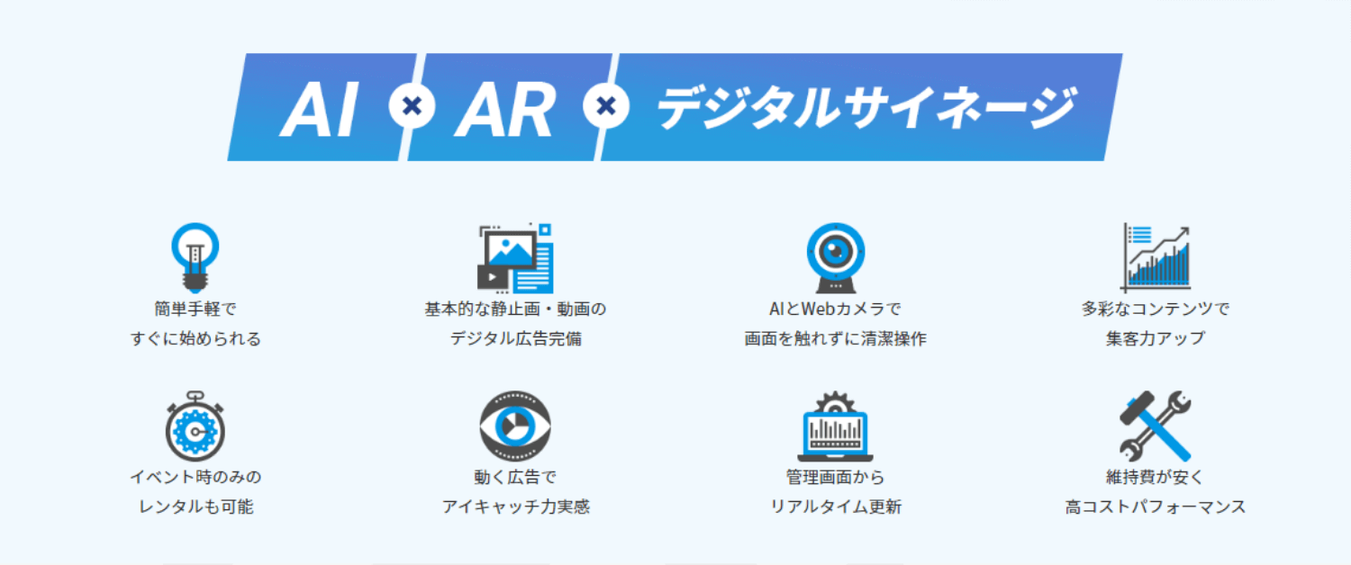 ai×ar×デジタルサイネージ