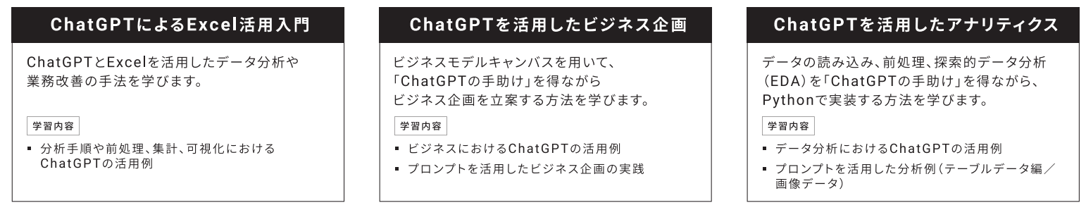 ChatGPT活用講座例画像