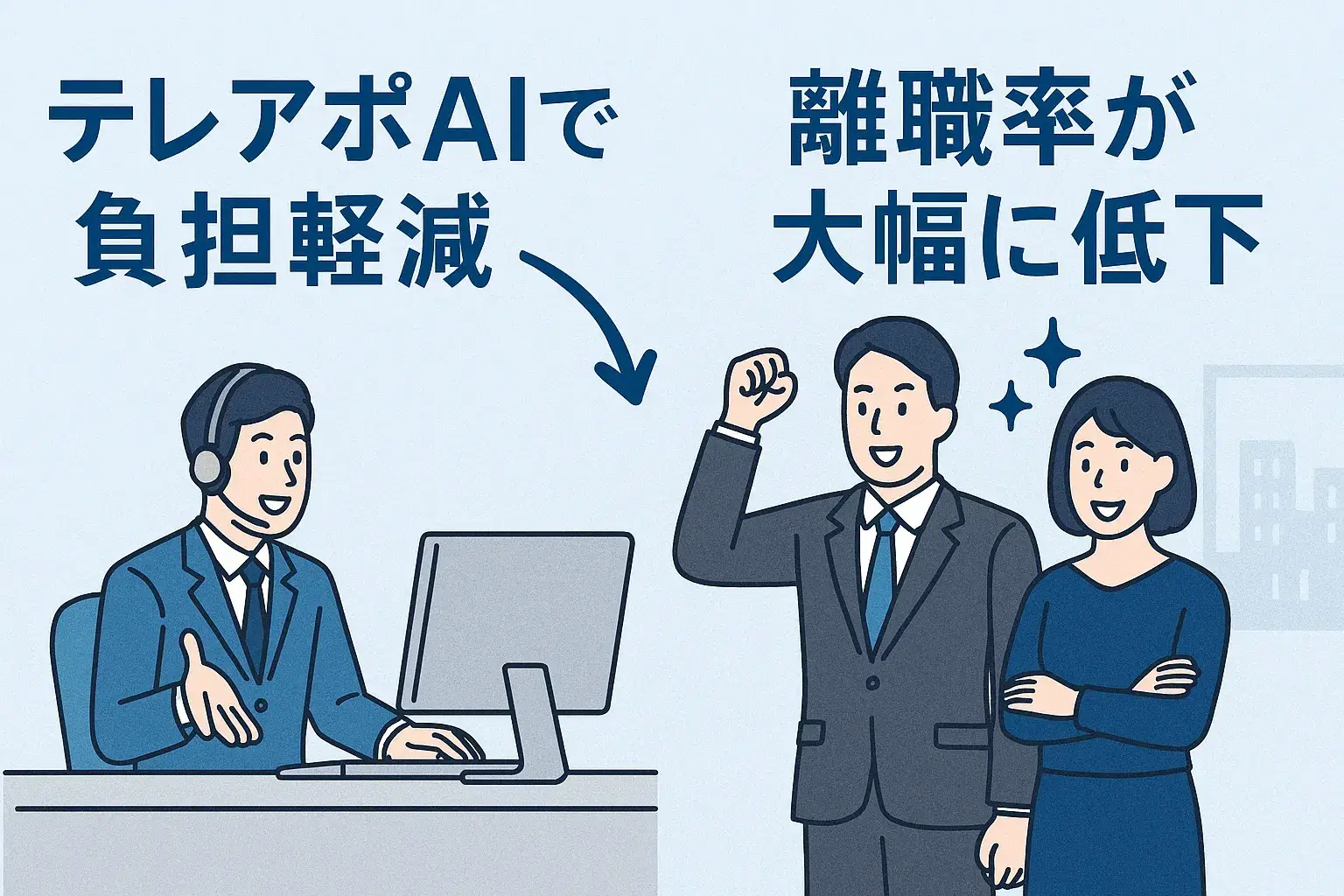  インサイドセールスチームの負担減により離職率が大幅に低下