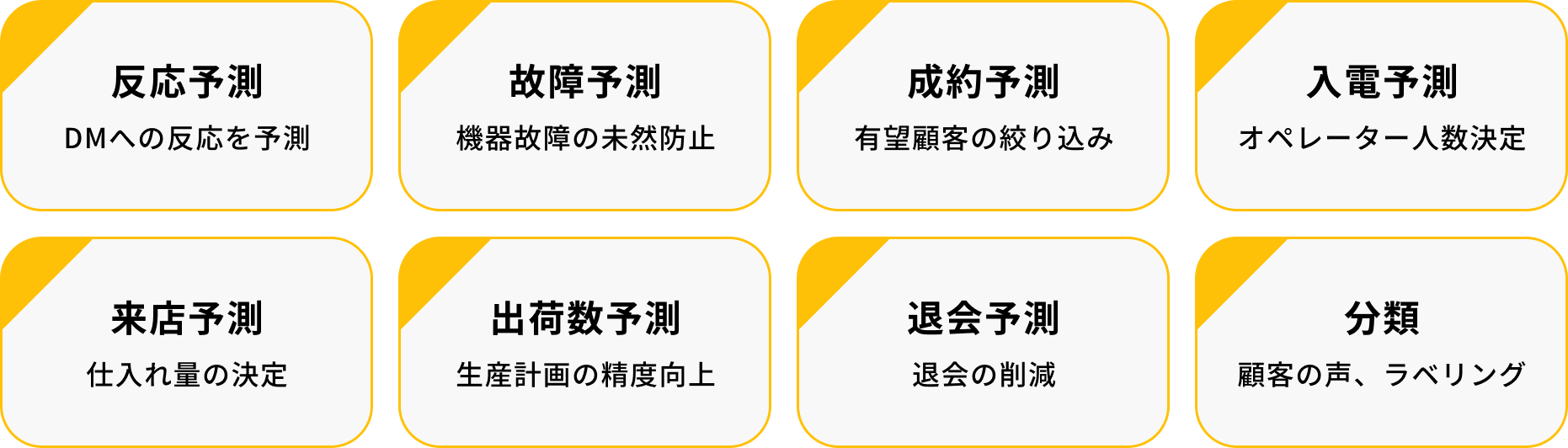 様々なビジネスシーンでご活用いただいています