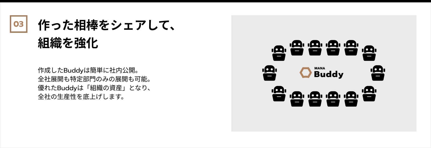 作った相棒をシェアして、組織を強化