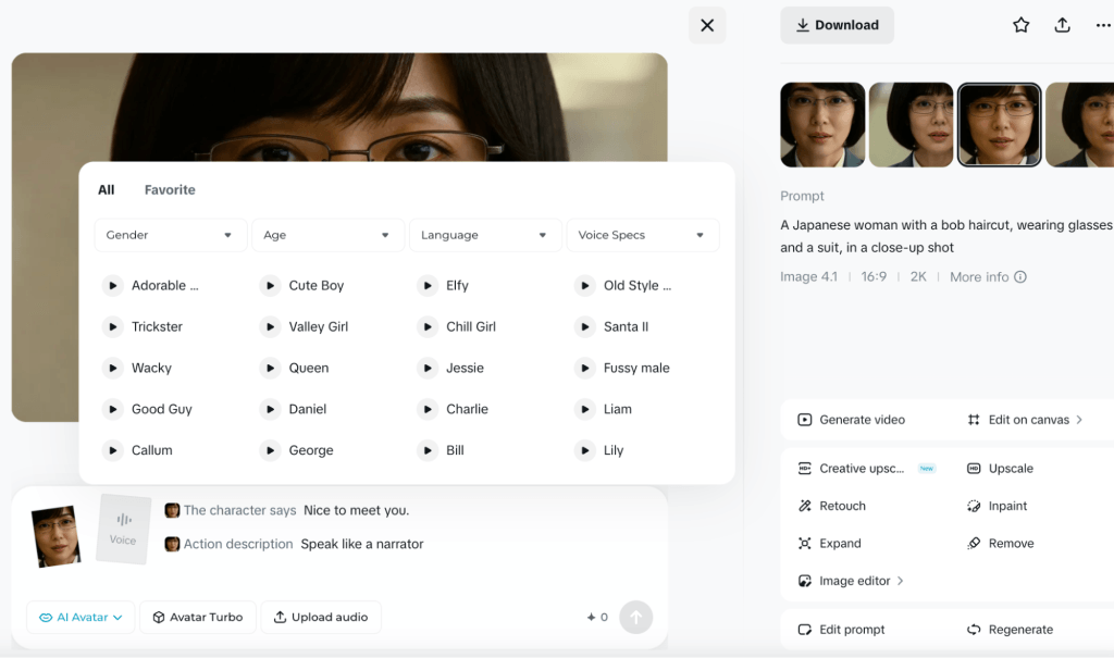 AIアバター・リップシンク