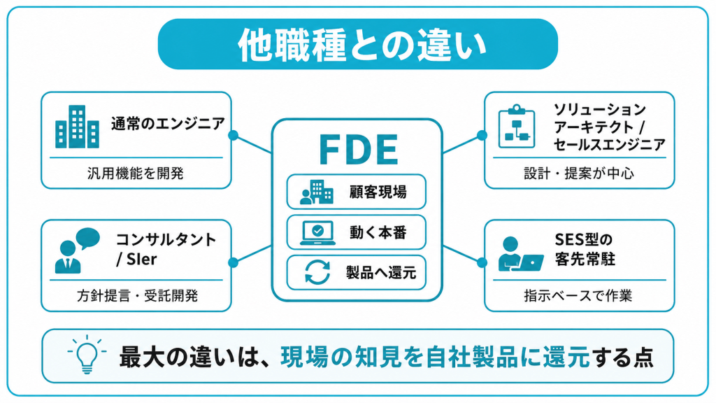 FDEと他職種の違い