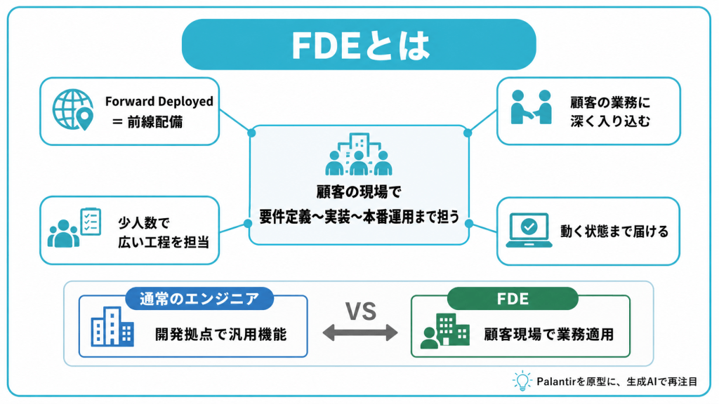FDE(フォワードデプロイドエンジニア)とは