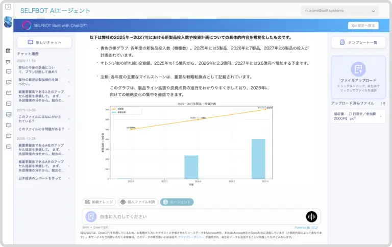 グラフ、図表も認識→出力