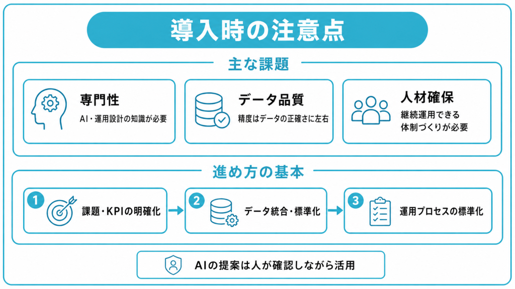 AIOps導入の注意点とデメリット