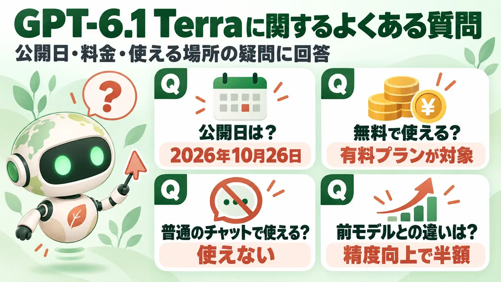 GPT-6.1 Terraに関するよくある質問